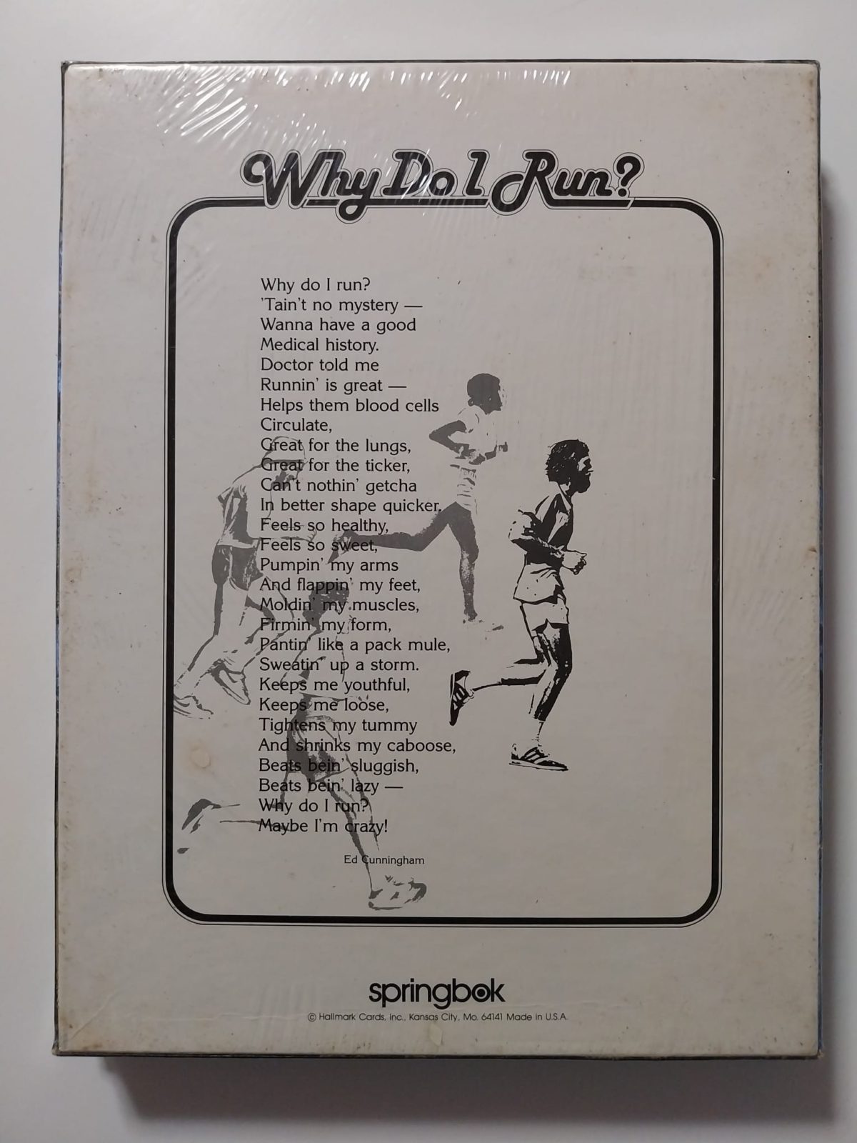 Image of the puzzle 500, Springbok, See How They Run!, Factory Sealed, Picture of the back