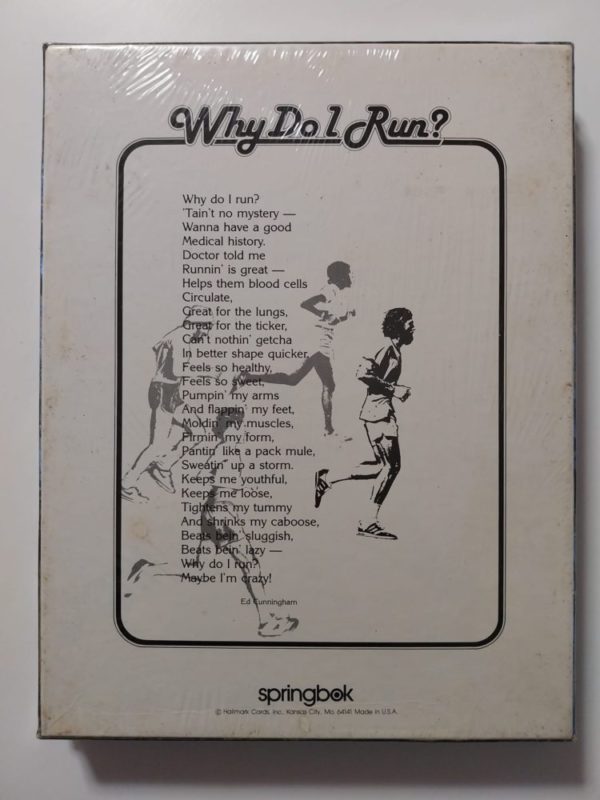 Image of the puzzle 500, Springbok, See How They Run!, Factory Sealed, Picture of the back