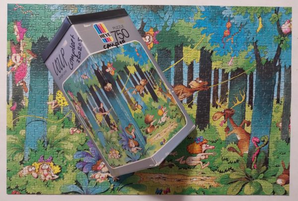 Image of the puzzle 750, Heye, Jungle Love, by Jean-Jacques Loup, Complete, Picture of the contents