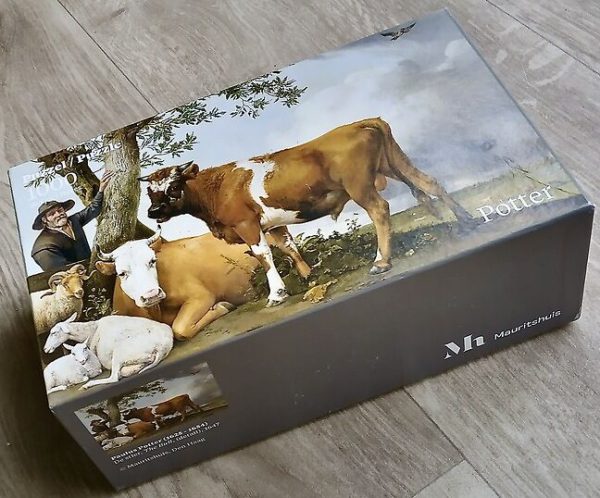 Image of the puzzle 1000, Puzzelman, The Bull, by Paulus Potter, Complete, Picture of the box