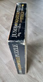 Image of the puzzle 520, Jumbo, The Three Heads, Karel Appel, Complete, Detal of the box