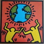 Image of the puzzle 1000, Educa, Figures with World, Keith Haring, Complete, Picture of the puzzle