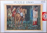 Image of the puzzle 1500, Educa, The Failure of Sir Gawaine, by Sir Edward Burne-Jones, Incomplete, Picture of the box