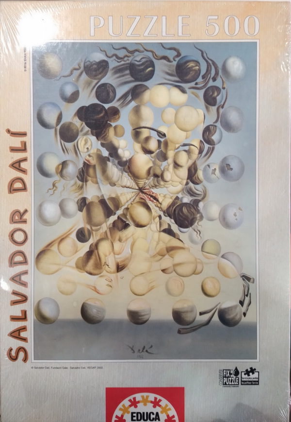 Image of the puzzle 500, Educa, Galatea of the Spheres, by Salvador DalÃ, Factory Sealed, Picture of the box