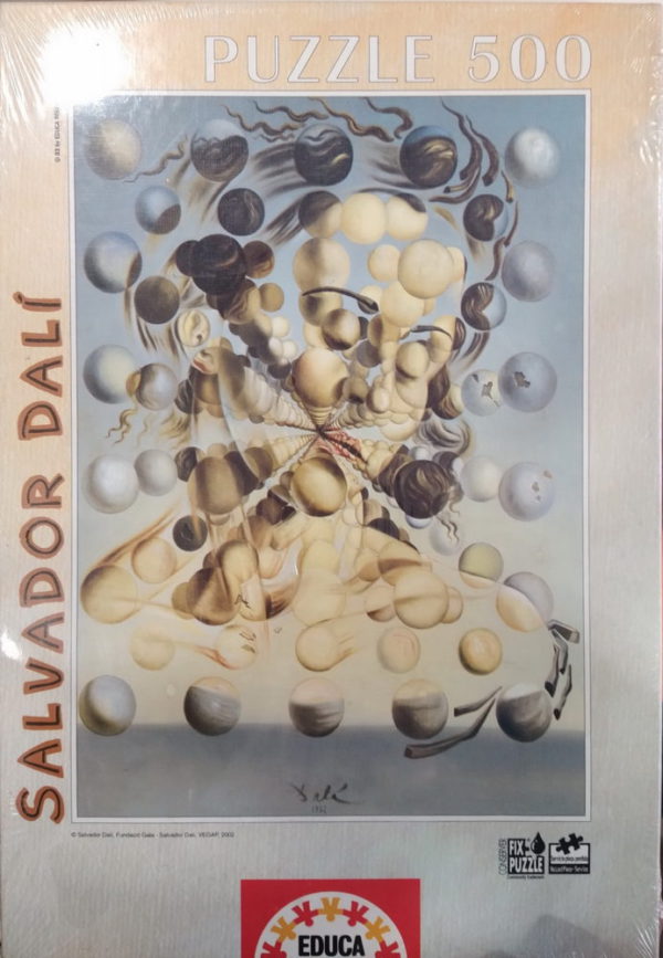 Image of the puzzle 500, Educa, Galatea of the Spheres, by Salvador Dalí, Factory Sealed, Picture of the box