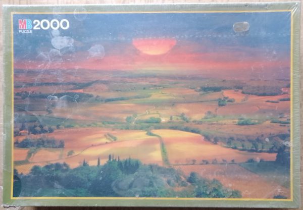 Image of the puzzle 2000, MB, Evening Colors, by Gerst Rotham, Factory Sealed, Picture of the box