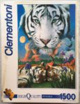 Image of the puzzle 1500, Clementoni, Sleeping Tigers, by Wayne Weberbauer, Sealed Bag, Picture of the box