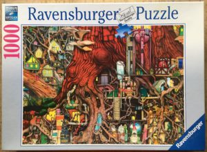 Image of the puzzle 1000, Ravensburger, Hidden World, by Colin Thompson, Complete, Picture of the box
