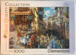 Image of the puzzle 1000, Clementoni, Ristorante Tartufo, by Viktor Shvaiko, Factory Sealed, Picture of the box