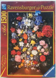 Image of the puzzle 1500, Ravensburger, Bouquet, by Jan Brueghel the Elder, Factory Sealed, Picture of the box