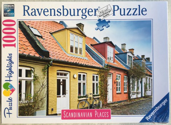 Image of the puzzle 1000, Ravensburger, Aarhus, Denmark, Sealed Bag, Picture of the box