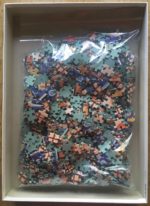 Image of the puzzle 1000, Nathan, Gemini, by Christian André, Complete, Picture of the bag