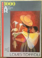 Image of the puzzle 1000, Ricordi, The Seller of Arums, by Louis Toffoli, Complete, Picture of the box