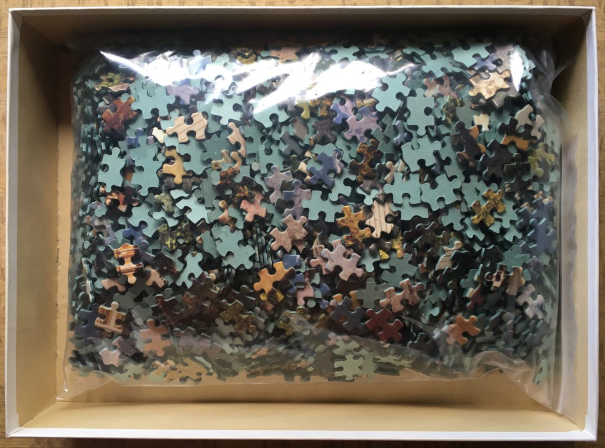 Image of the puzzle 3000, MB, Ramsau, Germany, Complete, Picture of the bag