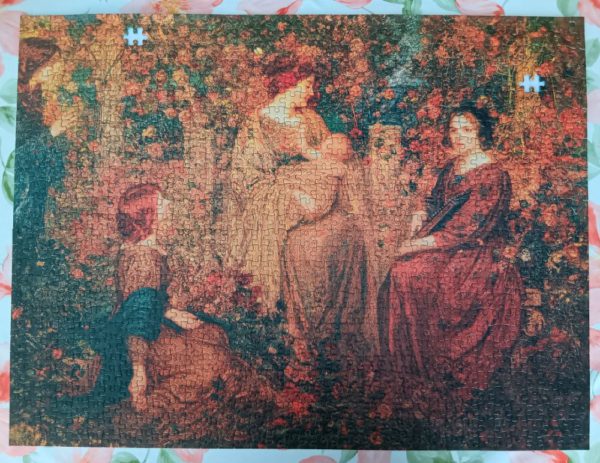 Image of the puzzle 1000, MB, The Child, by Thomas Edwin Mostyn, Incomplete, Picture of the puzzle