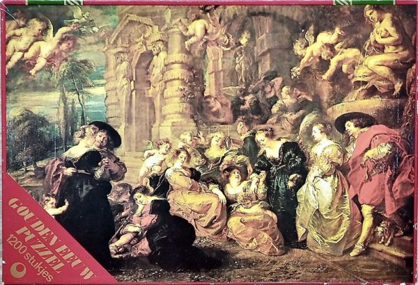 Image of the puzzle 1200, Hema, The Garden of Love, Peter Paul Rubens, Sealed Bag, Picture of the box