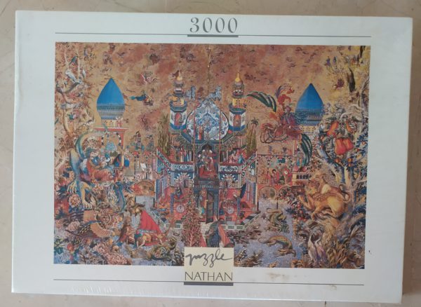 Image of the puzzle 3000, Nathan, The Thousand and One Nights, by Gabor Szittya, Factory Sealed, Picture of the box
