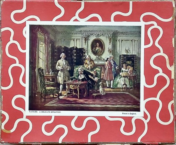 Image of the puzzle 350, Perfect, A Delicate Situation, by Vernon de Beauvoir Ward, Complete, Picture of the box