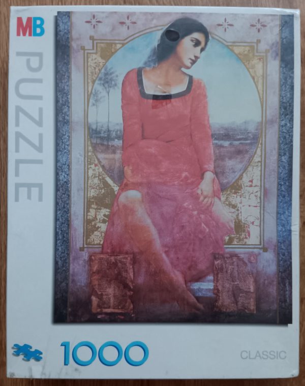 Image of the puzzle 1000, MB, Donna Velata, Richard Franklin, Factory Sealed, Picture of the box