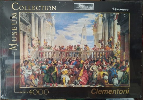 Image of the puzzle 4000, Clementoni, The Marriage in Cana, by Paolo Veronese, Factory Sealed, Picture of the box