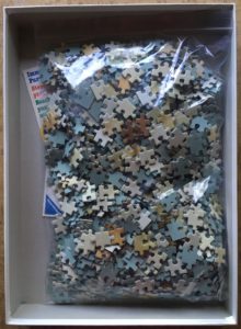 Image of the puzzle 1000, Ravensburger, Sara, Sara Moon, Complete, Picture of the bag