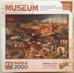 Image of the puzzle 2000, KS Games, The Triumph of Death, by Pieter Bruegel the Elder, Picture of the box