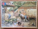 Image of the puzzle 1000, MB, The Last Hay Load, by Cornelis Jetses, Complete, Picture of the box