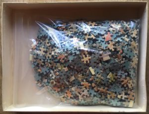 Image of the puzzle 1000, MB, The Last Hay Load, by Cornelis Jetses, Complete, Picture of the bag