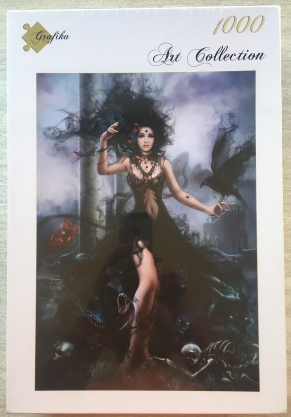 Image of the puzzle 1000, Grafika, Shadowness, Cris Ortega, Factory Sealed, Picture of the box