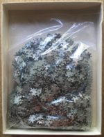 Image of the puzzle 1500, International Team, Design Puzzle, Marcenaro/Bambi, by Rodolfo Marcenaro, Incomplete, Picture of the bag