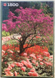 Image of the puzzle 1500, Jumbo, In the Garden, Factory Sealed, Picture of the box
