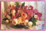 Image of the puzzle 2000, F.X.Schmid, Season of Roses, by Christel Rosenfeld, Factory Sealed, Picture of the box