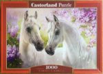 Image of the puzzle 1000, Castorland, Romantic Horses, Complete, Picture of the box