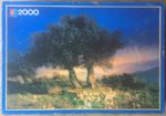 Image of the puzzle 2000, MB, Les Oliviers, by Gerst Rothan, Complete, Picture of the box