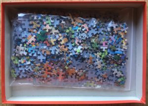 Image of the puzzle 500, Jumbo, Get that Cat!, by Jan van Haasteren, Complete, Picture of the bag