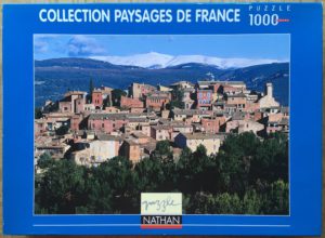 Image of the puzzle 1000, Nathan, Roussillon - Vaucluse, Complete, Picture of the box