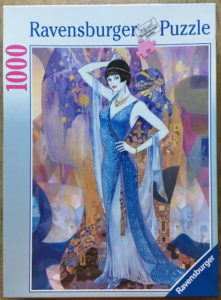 Image of the puzzle 1000, Ravensburger, Art Deco, Helena Lam, Complete, Picture of the box