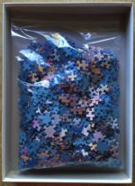 Image of the puzzle 1000, Ravensburger, Art Deco, Helena Lam, Complete, Picture of the bag