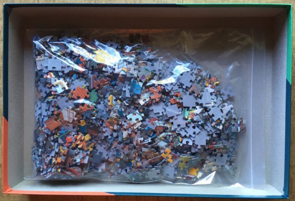 Image of the puzzle 1000, Hart van Limburg, Market in Roermond, by Maikel Crompvoets, Complete, Picture of the bag