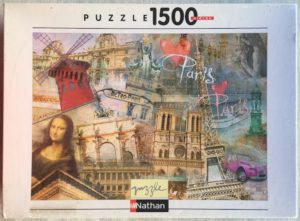 Image of the puzzle 1500, Nathan, Paris Metropolitain, Factory Sealed, Picture of the box