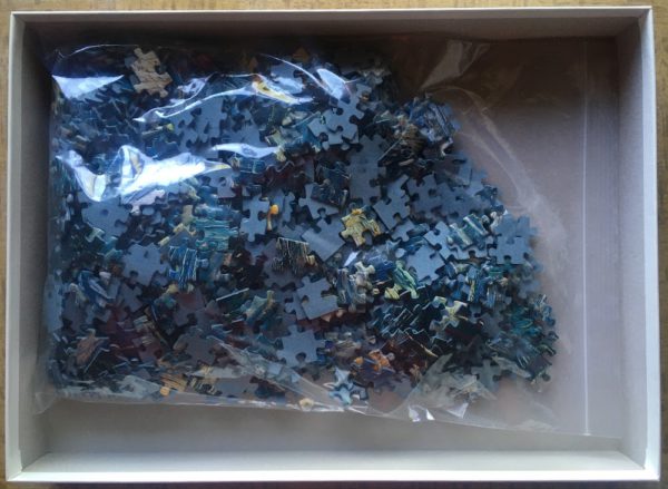 Image of the puzzle 1000, Innovakids, The Starry Night, by Vincent Gogh, Complete, Picture of the bag