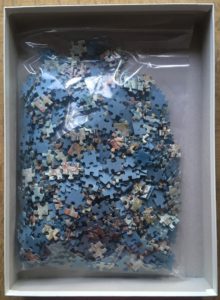 Image of the puzzle 1000, Innovakids, Peach Tree in Bloom, by Vincnet van Gogh, Complete, Picture of the bag