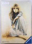 Image of the puzzle 1000, Ravensburger, Gipsy Girl, by Sara Moon, Factory Sealed, Picture of the box