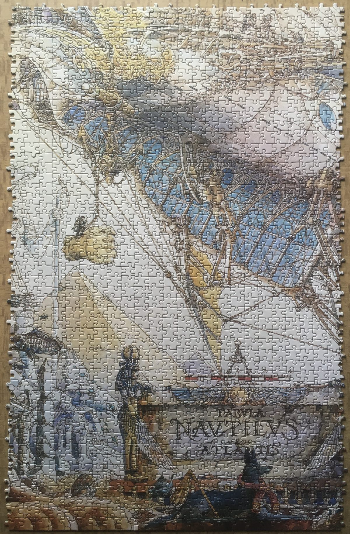 Image of the puzzle 6000, Nathan, Nautilus, Gabor Szittya, Complete, Picture of the puzzle