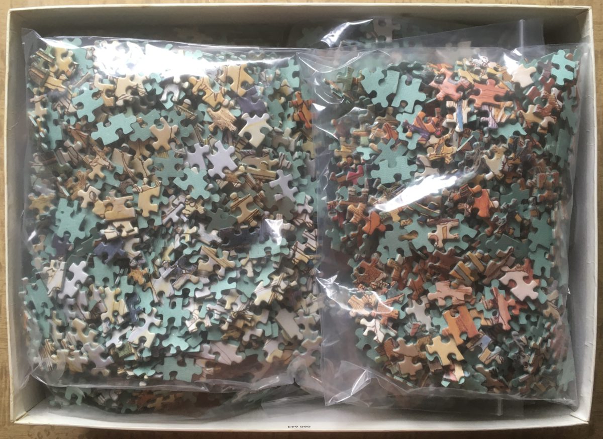 Image of the puzzle 6000, Nathan, Nautilus, Gabor Szittya, Complete, Picture of the bag