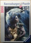 Image of the puzzle 1000, Ravensburger, Goddess of the Wolves, Factory Sealed, Picture of the box