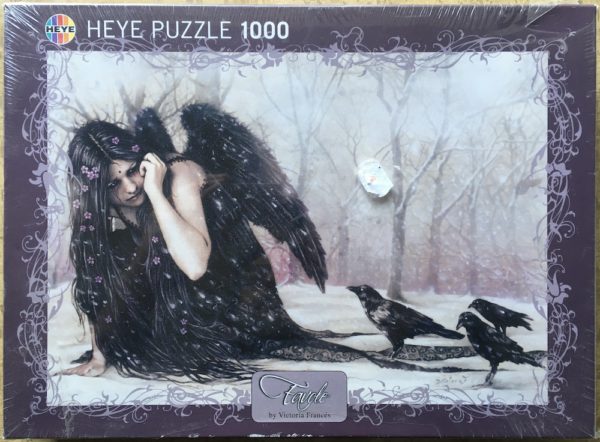 Image of the puzzle 1000, Heye, Raven, by Victoria Francés, Factory Sealed, Picture of the box