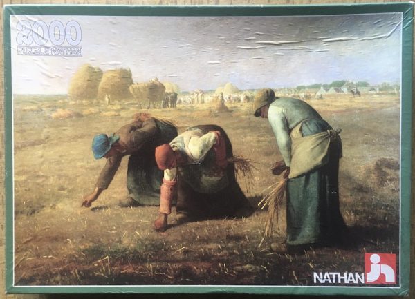 Image of the puzzle 2000, Nathan, The Gleaners, Jean-François Millet, Sealed Bag, Picture of the box