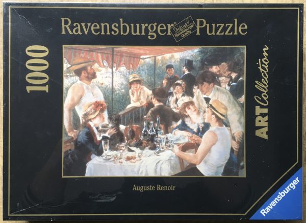 Image of the puzzle 1000, Ravensburger, Luncheon of the Boating Party, by Renoir, Factory Sealed, Picture of the box