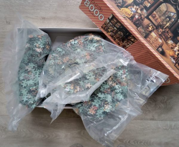Image of the puzzle 8000, Educa, Alexander the Great visiting the Studio of Apelles, Sealed Bag, Picture of the bag